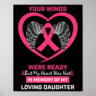 Rosa in Erinnerung an meinen liebenden Dauerkrebs Poster