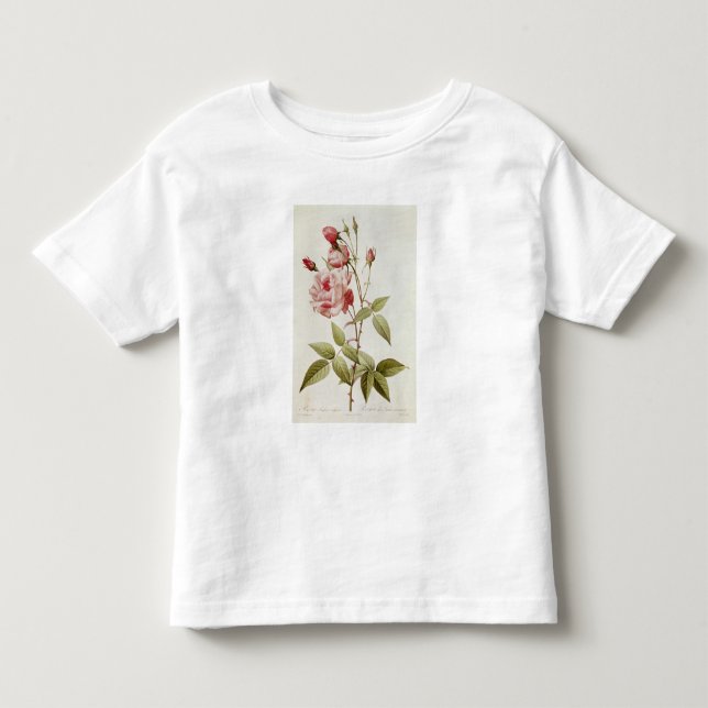Rosa-Indica gemeines, von 'Les Rosen Kleinkind T-shirt (Vorderseite)
