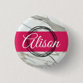 Rosa individuelle Name-Design-Schlüsselanhänger au Button