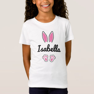 Rosa Individuelle Name Osterfest T-Shirt