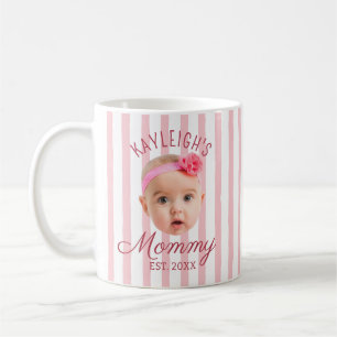 Rosa individuelles Gesicht Foto Andenken Mama Mutt Kaffeetasse