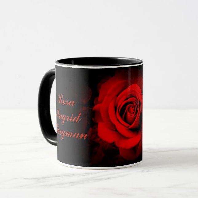 Rosa Ingrid Bergman：Combo Mug Tasse (Vorderseite Links)