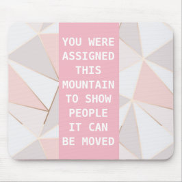 Rosa Inspirations-Mausunterlage Mousepad