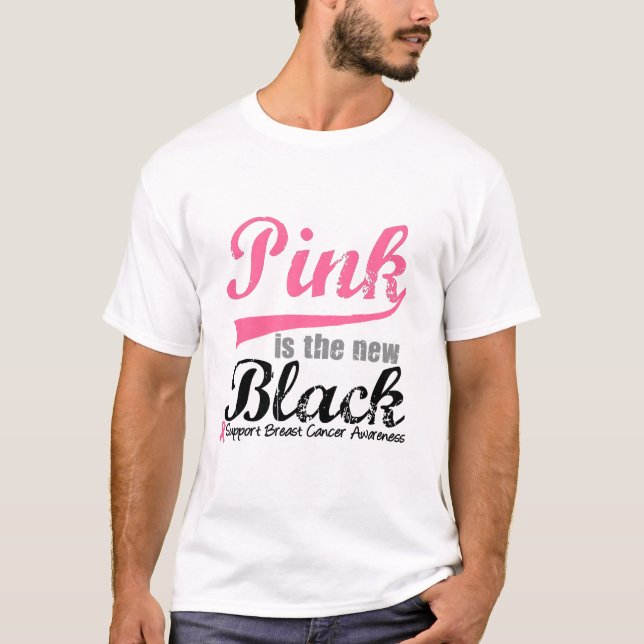 Rosa ist das neue Schwarze T-Shirt (Vorderseite)