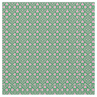 rosa Ivous-Muster Stoff