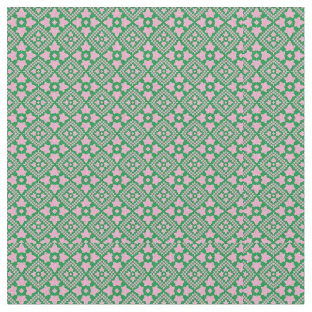 Rosa Ivy Stoff (Nahaufnahme)