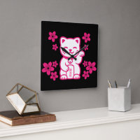 Rosa Japanisch Maneki-neko