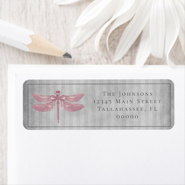 Rosa Jeweled Dragonfly Wedding (Insitu)