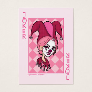 Rosa Joker-Karten