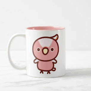 Rosa Kakadu Zweifarbige Tasse