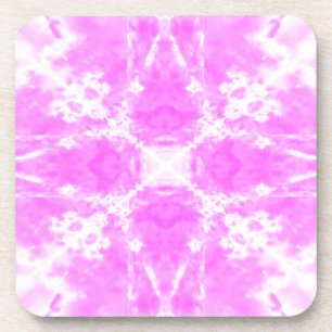 Rosa Kaleidoskop Getränkeuntersetzer