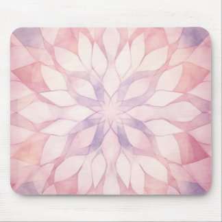 Rosa Kaleidoskop Mousepad