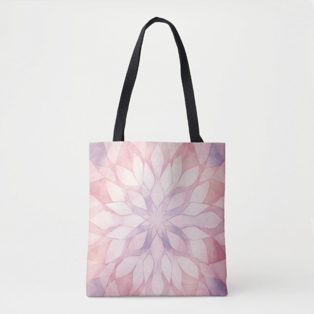 Rosa Kaleidoskop Tasche (Vorderseite)