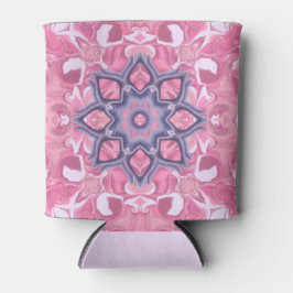 Rosa Kaleidoskop und Lila Kaleidoskop Dosenkühler