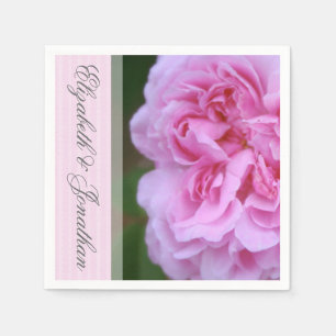 Rosa Kamelien und Hochzeit von Ribbon Serviette