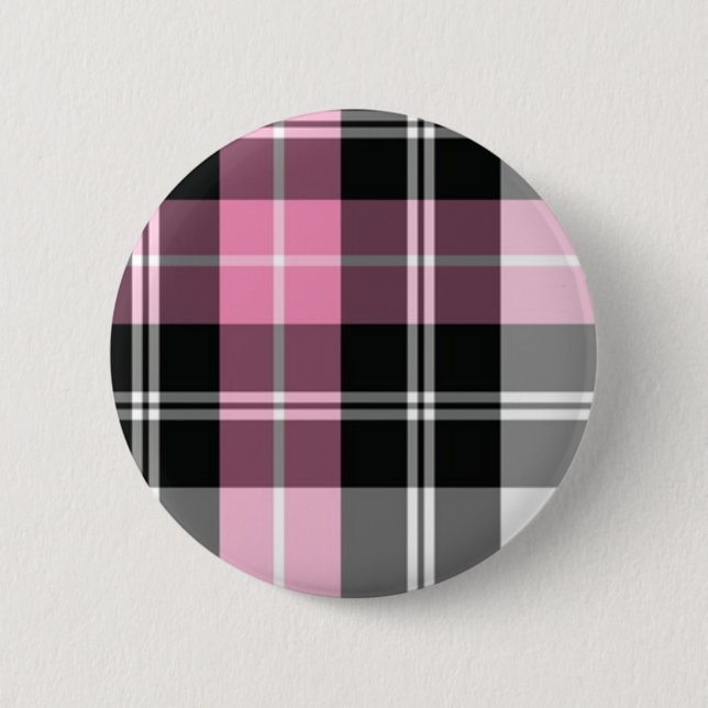 rosa kariertes button (Vorderseite)