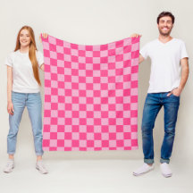 Rosa kariertes Druckmuster