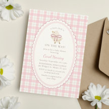 Rosa Karo, Kleines Küken Mädchen, Baby Shower Einl