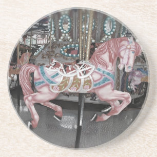 Rosa Karussell Untersetzer