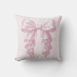Rosa Kaskade Ruffle Bow Elegante Girly Kissen