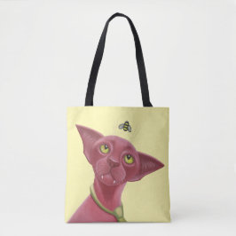 Rosa Katze Tasche