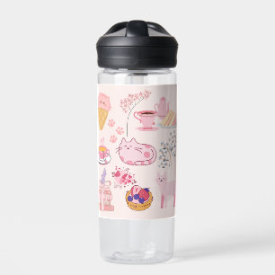 Rosa Katzen Frische Trinkflasche