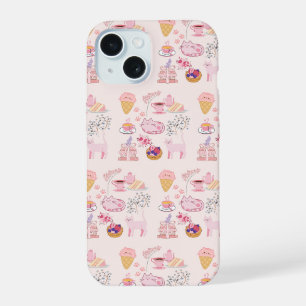 Rosa Katzen Kuscheligkeit iPhone 15 Hülle