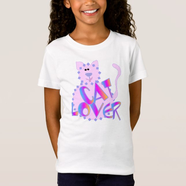 Rosa Katzen-Liebhaber-T-Shirts und Geschenke T-Shirt (Vorderseite)