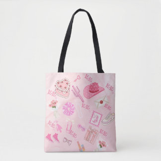 Rosa Kawaii Mädchen-Tasche. Tasche