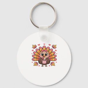 rosa kawaii Thanksgiving Truthahn Classic T-Shirt Schlüsselanhänger
