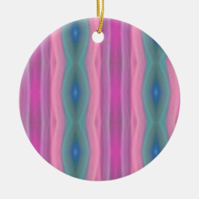 Rosa Keramik Ornament (Vorne)