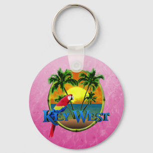 Rosa Key West-Sonnenuntergang Schlüsselanhänger
