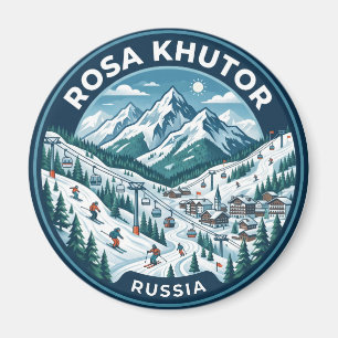 Rosa Khutor Alpin Resort Russland Magnet