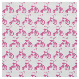 Rosa Kid-Tricycle Stoff