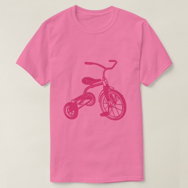 Rosa Kid-Tricycle T-Shirt (Design vorne)