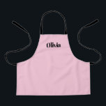 Rosa Kinder Schürze in Rosa Personalisiert mit Nam<br><div class="desc">Für Kinder,  die Liebe zum Kochen!</div>