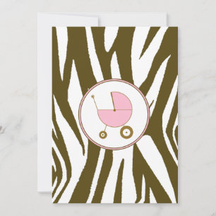 Rosa Kinderdusche Einladung