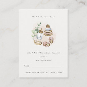 Rosa Kinderzimmer Essential Diaper Raffle Babydusc Begleitkarte