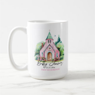 Rosa Kirchenblütendusche Kinderdusche Kaffeetasse