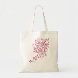 Rosa Kirschblüte Aquarell 2020 Tragetasche