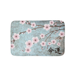 Rosa Kirschblüte "Destiny" Badematte
