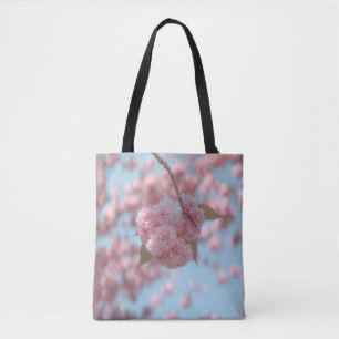 ROSA KIRSCHBLÜTE IN NAHAUFNAHME-FOTOGRAFIE TASCHE