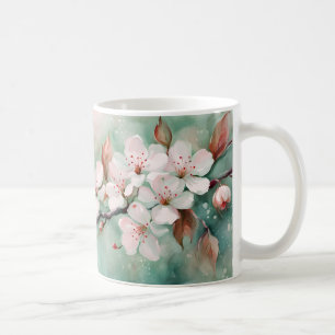 Rosa Kirschblüte Kaffeetasse