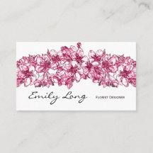 Rosa Kirschblüten-Anordnungs-Skizze-Entwurf