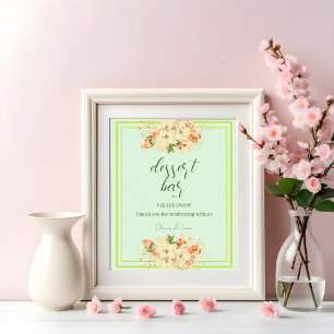 Rosa Kirschblüten , Bar Hochzeit Poster