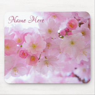 Rosa Kirschblüten Blumenmauspad Mousepad