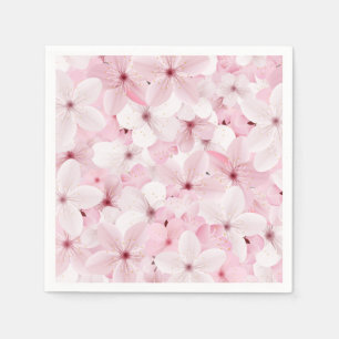 Rosa Kirschblüten Serviette