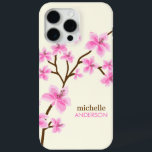 Rosa Kirschblütenbaum iPhone 15 Pro Max Hülle<br><div class="desc">Rosa Kirschblüte Blume</div>