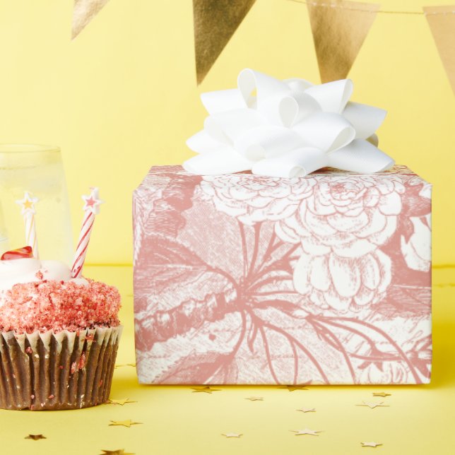 Rosa Kirschblütenpapier Geschenkpapier (Geburtstagsparty)