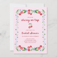 Rosa Kirsche oben | Whimsisches Retro-Brautparty